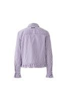 Oui Blouse violet/white stripe