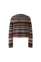 Oui Cardigan black/red