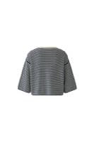 Oui Cardigan dark blue/white
