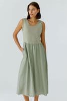 Oui Dress seagrass