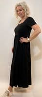 Oui Dress short sleeve black
