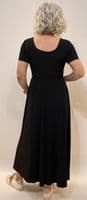 Oui Dress short sleeve black