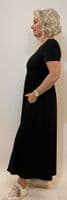 Oui Dress short sleeve black