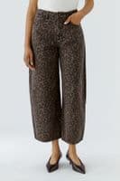 Oui Jeans dark brown grey/black
