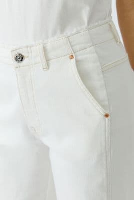 Oui Jeans Relaxed cloud dancer