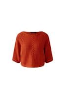 Oui Jumper burnt tangerine