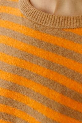 Oui Jumper dark camel/orange