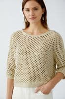 Oui Jumper gold stone