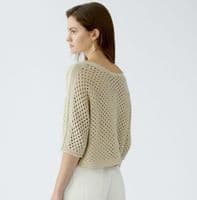 Oui Jumper gold stone