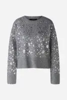 Oui Jumper Sparkles grey