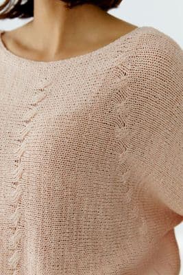 Oui Knit peach whip