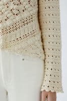 Oui Lace Jumper gardenia