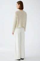 Oui Lace Jumper gardenia
