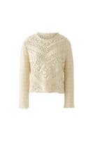 Oui Lace Jumper gardenia