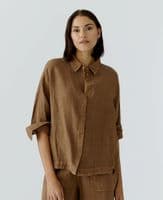 Oui Linen Shirt partridge
