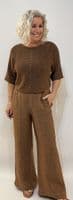 Oui Linen Trousers partridge