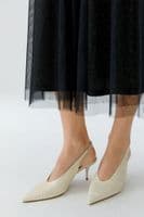 Oui Net Skirt black