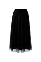 Oui Net Skirt black