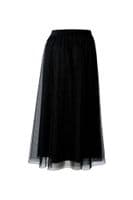 Oui Net Skirt black