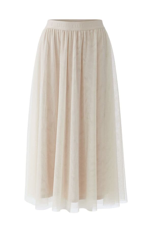 Oui Net Skirt rose white
