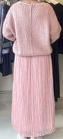 Oui Pleated Skirt dusty rose