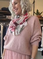 Oui Pleated Skirt dusty rose
