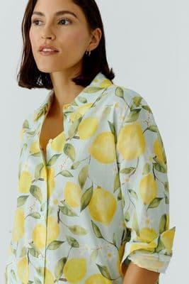 Oui Shirt Lemon Print