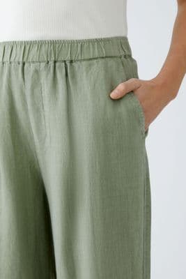 Oui Slip-on Trouser sage