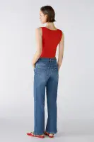 Oui The Straight Jeans dark blue denim