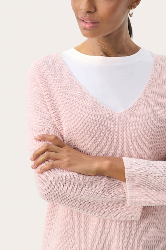 Part Two Jumper Etrona mauve chalk