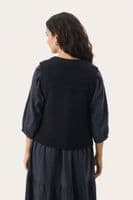 Part Two Knitted Waistcoat Noemie dark navy