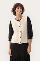 Part Two Knitted Waistcoat Noemie whitecap