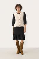 Part Two Knitted Waistcoat Noemie whitecap