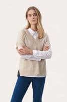 Part Two Pullover Hevin natural melange