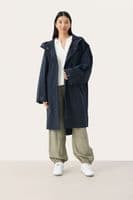 Part Two Raincoat Emmy dark navy