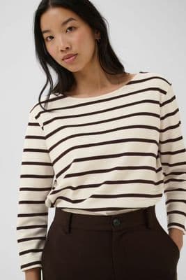 Part Two T-Shirt Nela mole/choc