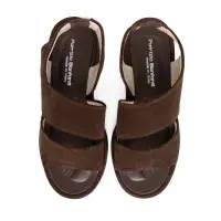 Patrizia Bonfanti Rosie Suede Sandal chocolate
