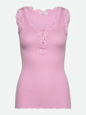 Rosemunde Button Vest prism pink