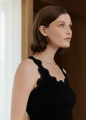 Rosemunde Vest Babette black