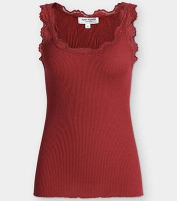Rosemunde Vest Babette karander red