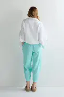 Sahara Heavy Twisted Linen Trousers mint