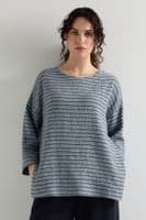 Sahara Linen Viscose Stripe Boxy Top