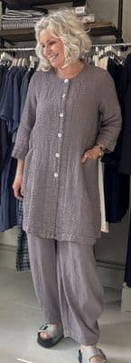 Sahara Long Jacket mushroom