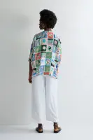 Sahara Mystical Collage Boxy Shirt multi