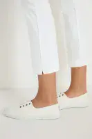 Sahara Stretch Cotton Slim Trouser white