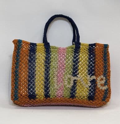 The Jacksons Small Bag Love multi stripe