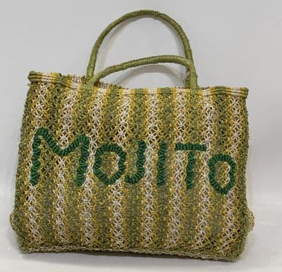 The Jacksons Small Bag  Mojito stripe