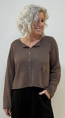 Vetono Cardigan mocha