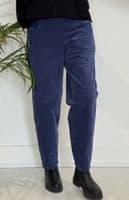 Vetono Cord Trousers ink blue