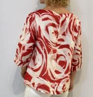 Vetono Top/Blouse red poppy